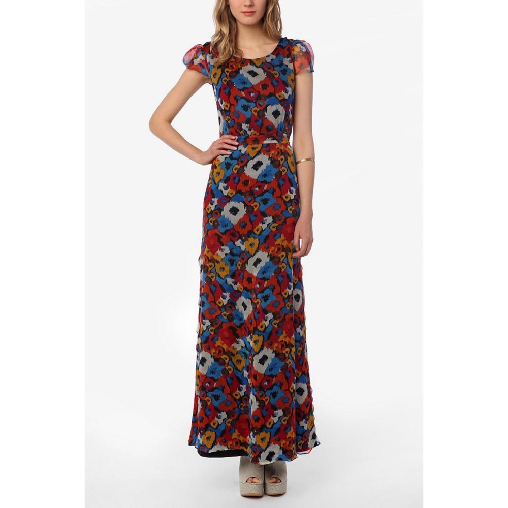 Urban Outfitters KNT Long Floral Dress